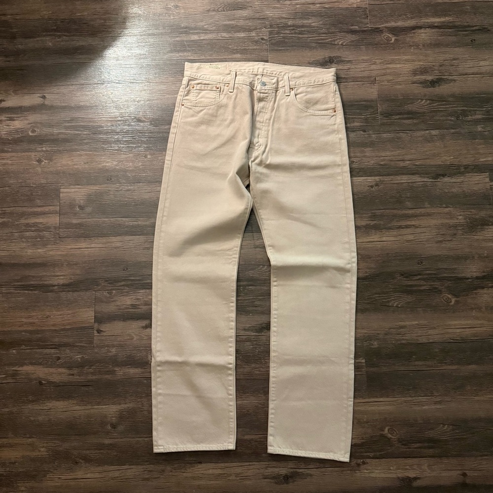 Tan Levis 501 93 straight jeans - Picture 2 of 4